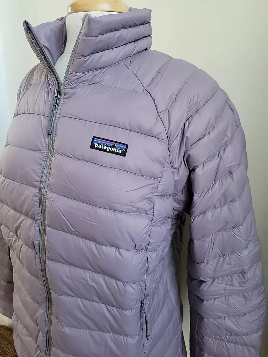 Patagonia women's top down sweater purple