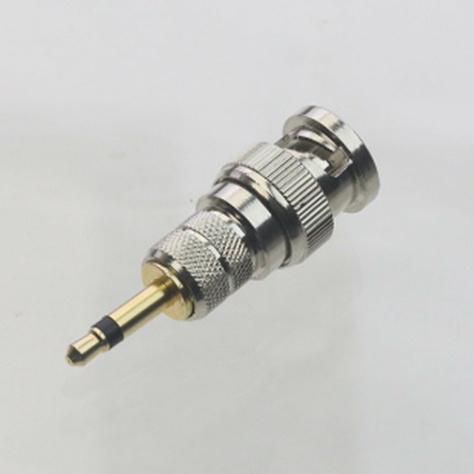 Adaptador de teléfono antena de radioaficionado FM BNC macho a 3,5 mm 1/8