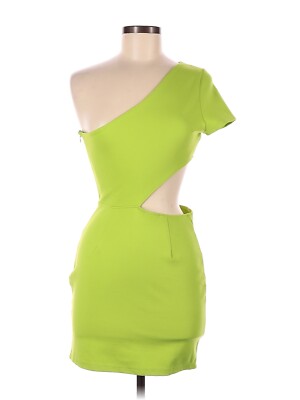 lime green cocktail dress The Jovani 41101 Gold Sequin Fringe Short Formal 0 main image 0