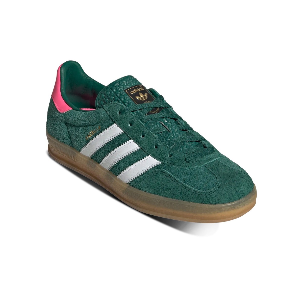 Size 9.5 - adidas Gazelle Indoor Glow Pink Court Green W for sale online |  eBay