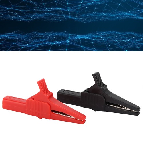 2PCS U08 4mm Ottone Isolato Coccodrillo Clip Morsetto Test Elettrico 32A/1000 LLI - Foto 12 di 22