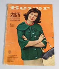 C8/ Beyer Nr. 8/1960 - Mode Zeitschrift mit Schnittmusterbogen und Arbeitsheft