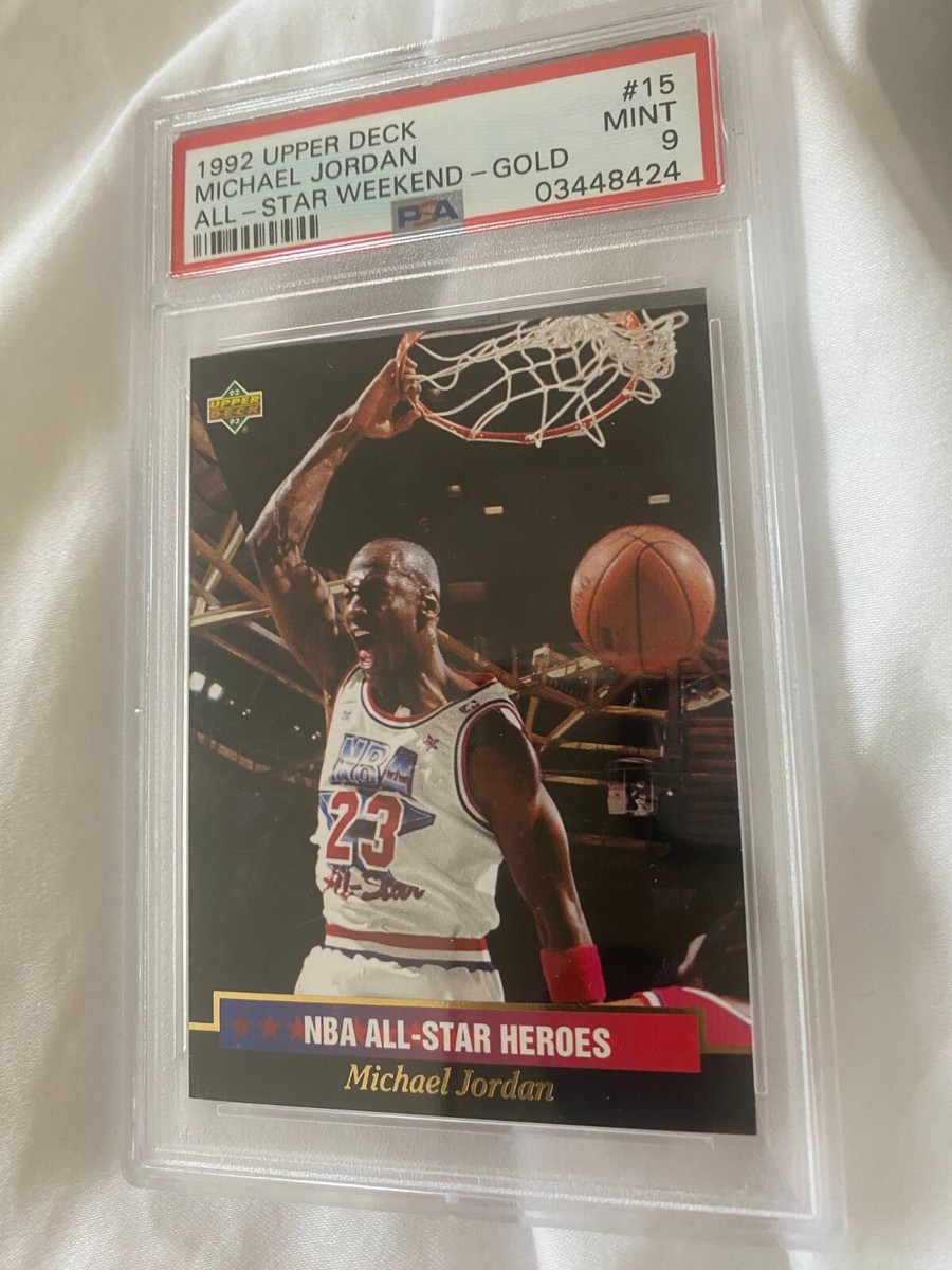 1992 Topps GOLD ALL STAR PSA 9 マイケルジョーダン ご予約品】 Michael 9 Psa Star All Gold Topps 1992 Jordan