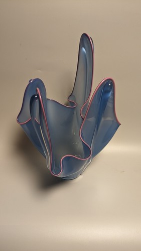 Vintage 11.5” Thomas Buechner III Vitrix Hot Glass Studios Vase Signed - 1984 - Picture 6 of 9