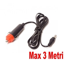 Cavo Accendisigari con Spinotto per Televisore TV a 12 VOLT 3 mt - Camper Camion
