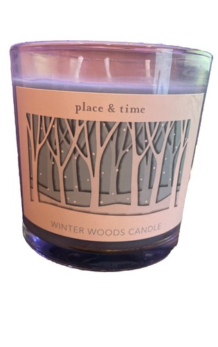 🕯️ Place & Time "Winter Woods" 3- Wick Scented Holiday Candle (14 oz.) NEW! - Picture 5 of 5