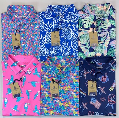 Men's Chubbies Performance Polo 2.0 Shirt NEW