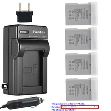 Kastar Battery AC Charger for Genine Nikon EN-EL14A EL14  OEM Nikon MH-24 MH24