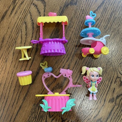 Nickelodeon Butterbean's Cafe Fairy Cupcake Cart Food Truck Lot of 6 Preowned