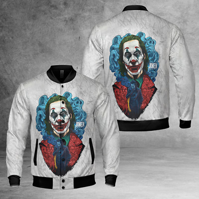 Horror Clown Joker Let's Put A Smile On That Face The Dark Night Jacket