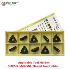 IRON ROOT 10P 16ERM 2.5ISO TG6018 CNC Lathe Tool Thread Insert Carbide Insert