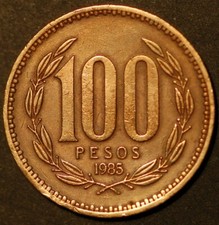 Chile 100 Pesos 1985 KM# 226.1