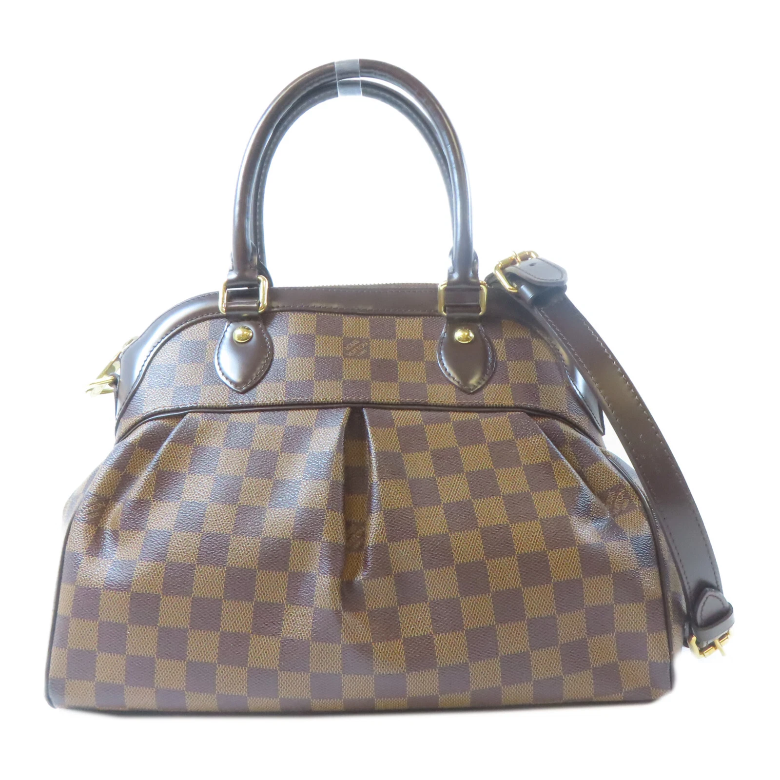 LOUIS VUITTON（LV） Borsa Louis Vuitton LV GHW Trevi PM 2 vie N51997 Damier Ebene marrone