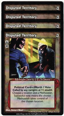 Disputed Territory x4 The Sabbat V:TES VTES Vampire CCG
