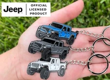 Jeep Gladiator Keychain - Officially Licensed - Jeep Accessories Key Chain Fob