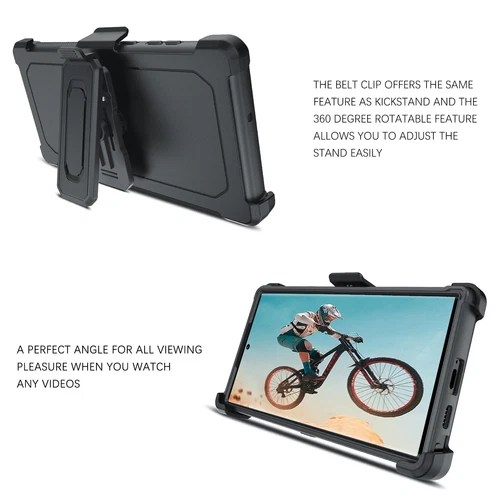 For Samsung Galaxy S25 Ultra 6.9" Case + Screen Protector Belt Clip Fit Otterbox - Picture 6 of 20