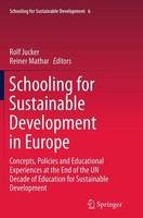 Schooling For Sustainable Development In Europe Rolf Jucker