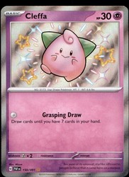 Cleffa 150/091 Paldean Fates Shiny Rare