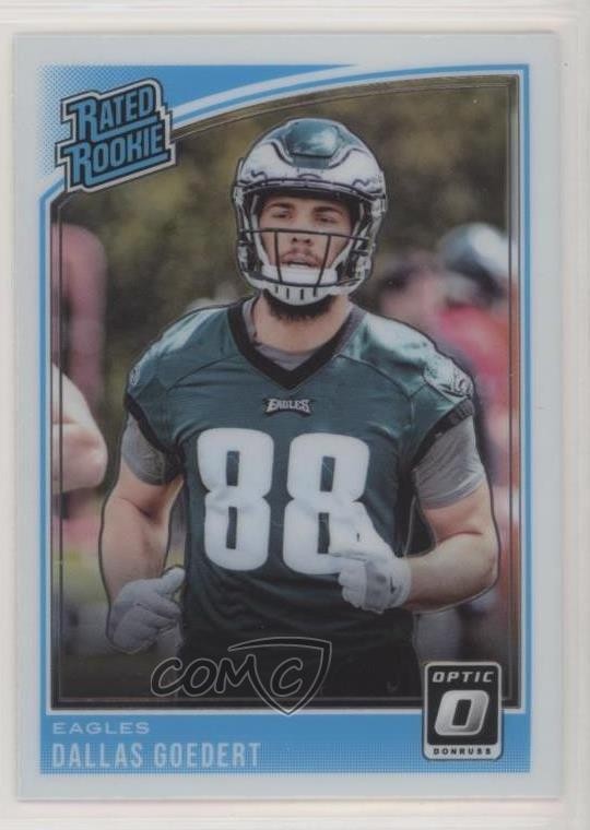 2018 Donruss Optic Rated Rookie Dallas Goedert #197 07lz
