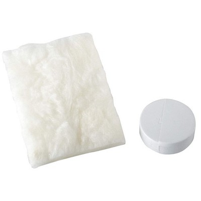 JOHNS MANVILLE 29495 Fitting Cover,End Cap,5-1/8 In Max,White 6TEG9