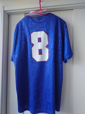 France National Team Soccer Jersey 1996 adidas Number 8 Desailly