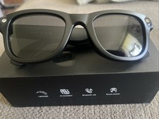 Nortech AI Smart Glasses Bluetooth Wi-Fi USB AI Translation Touch Control Black