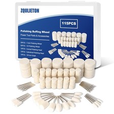 115PCS Polishing Buffing Wheels for Dremel Tool Accessories, 1/8" Shank... 