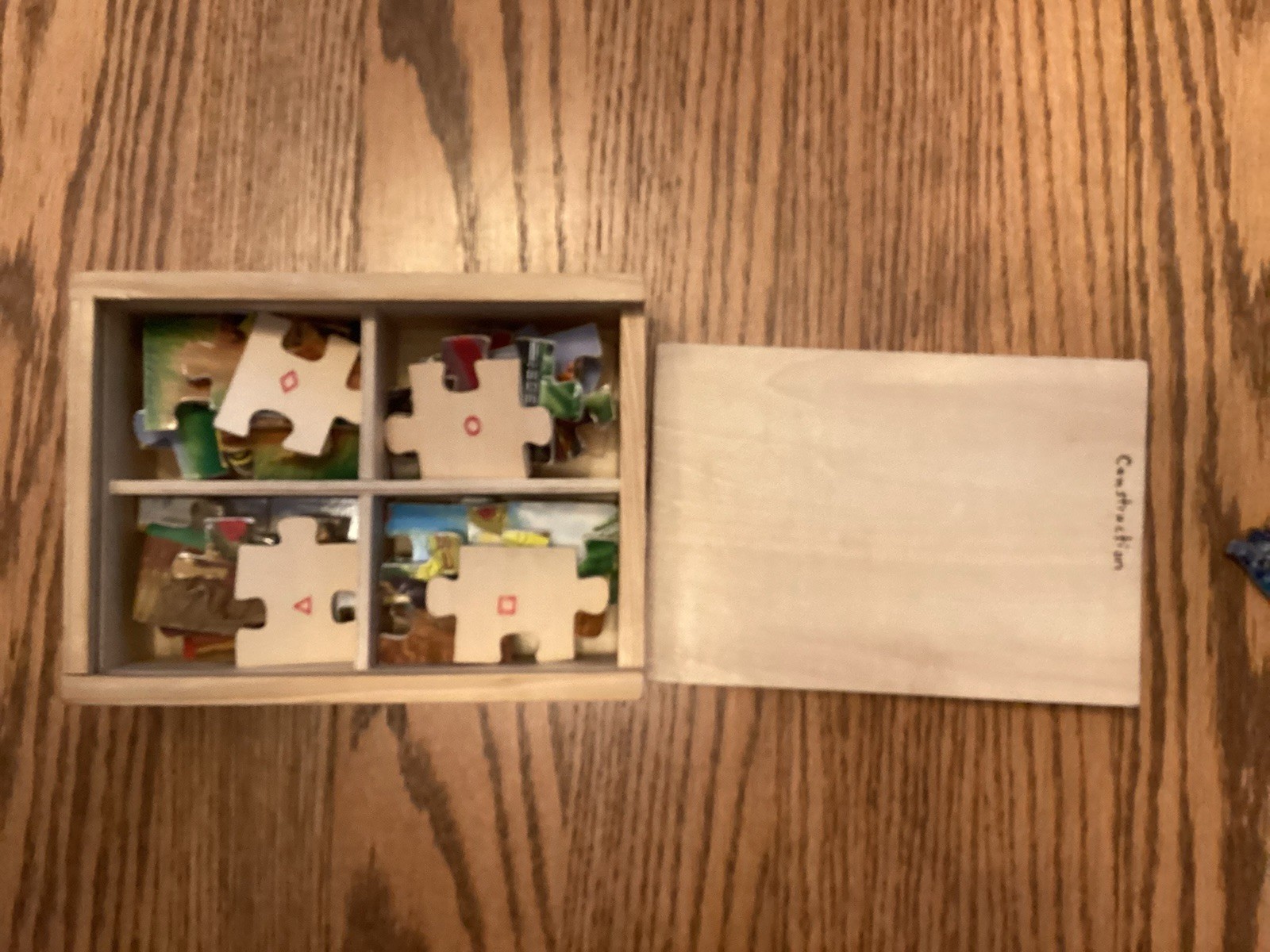 4 Wooden Puzzles in a Box by Melissa and Doug - 4 boxes = 16 puzzles.  Pre owned