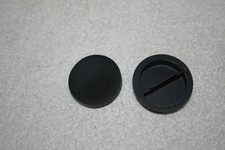 Telescope 2" Black Barlow Top  Bottom Cap Set - New