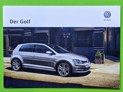 VW GOLF VII TSI TDI TGI 4MOTION BlueMotion R-Line Brochure Prospekt 2015