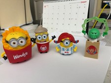 Wendy s x Minions Monsters Adult Collectible FULL SET OF 4 Figures