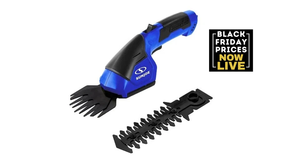 Sun Joe HJ604C Cordless Grass Shear/Shrubber Handheld Trimmer 7.2V (Refurbished)