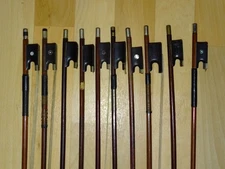 10 OLD VIOLIN BOWS FOR RENOVATION (S071)