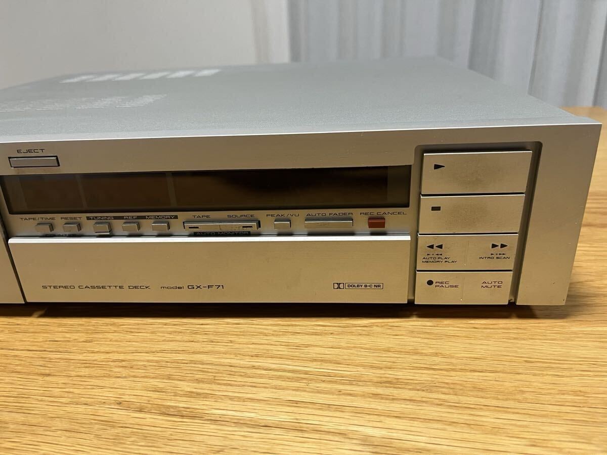 AKAI GX-F71 Stereo Cassette Deck Silver Face | For Parts or Repair