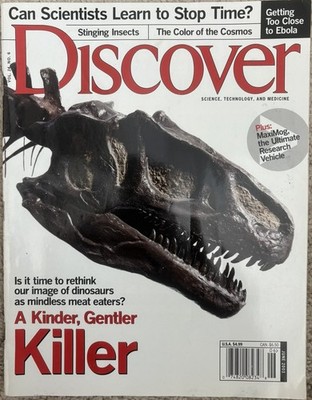 Discover Magazine June 2003   Dinosaur Behavior, Stopping Time, Ebola, Cosmos