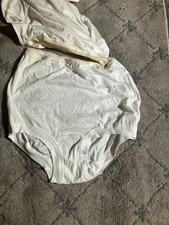 UNDERSCORE JCP VTG Women's White Cotton Briefs 3 NWOT Granny Panties Sz 8