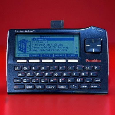 Franklin Merriam-Webster electronic Dictionary & Thesaurus, model MWD-1510