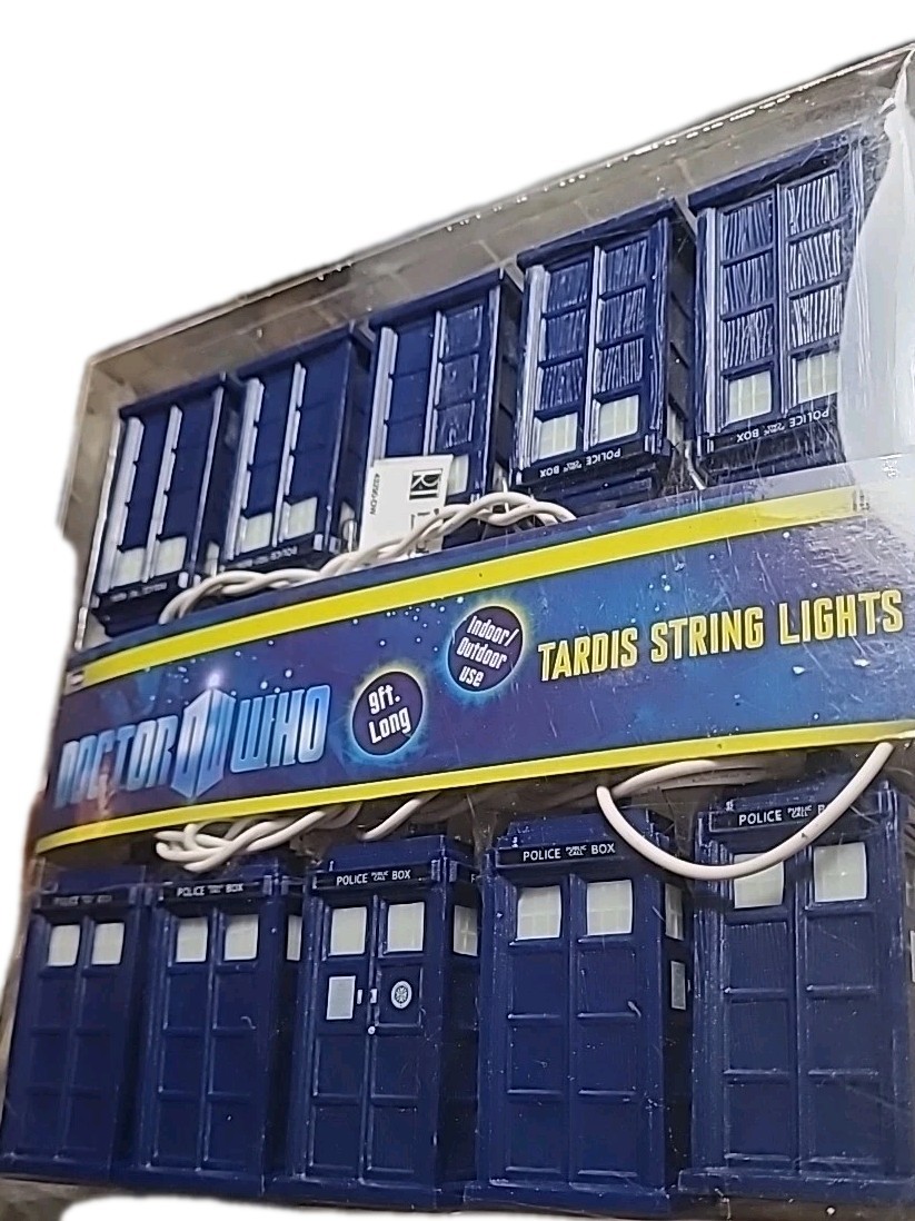 Doctor Who Tardis String Lights Police Call Box Rabbit Tanaka 2009