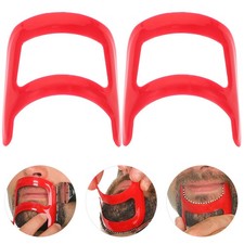 2 Pezzi Modello Styling Pizzetto Barba Styler Uomo Guida Strumento per modellare