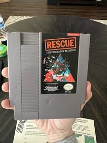 Juego Nintendo NES Rescue The Embassy Mission CIB Completo En Caja 