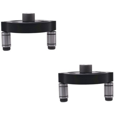  2 Sätze Aluminiumlegierung Dübel Jig Kit Nützliche Holzbearbeitung Gerade Loch