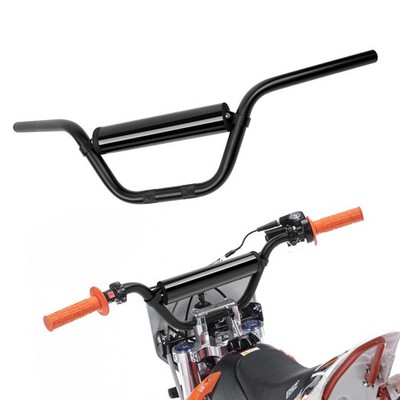 Schwarz 7/8'' Dirt Pit Bike Lenker 5'' Rise mit Pad Für Honda Suzuki Kawasaki ATV
