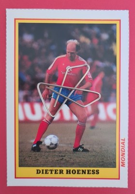 +++WM Karte Dieter HOENESS Stuttgart Bayern München DEUTSCHLAND