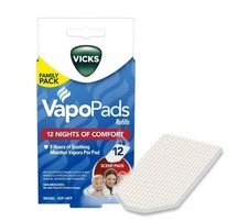 Vicks Vapo Pads Soothing Menthol, Sinus or Al...