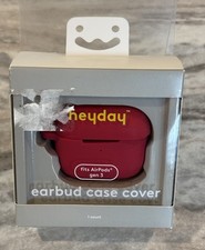 Heyday Apple AirPods 3rd Generation Silicone Earbud Case Clip Electric Magenta