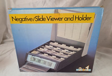 NEW - 2 In 1 Negative/Slide Viewer And Holder Storage Cabinet