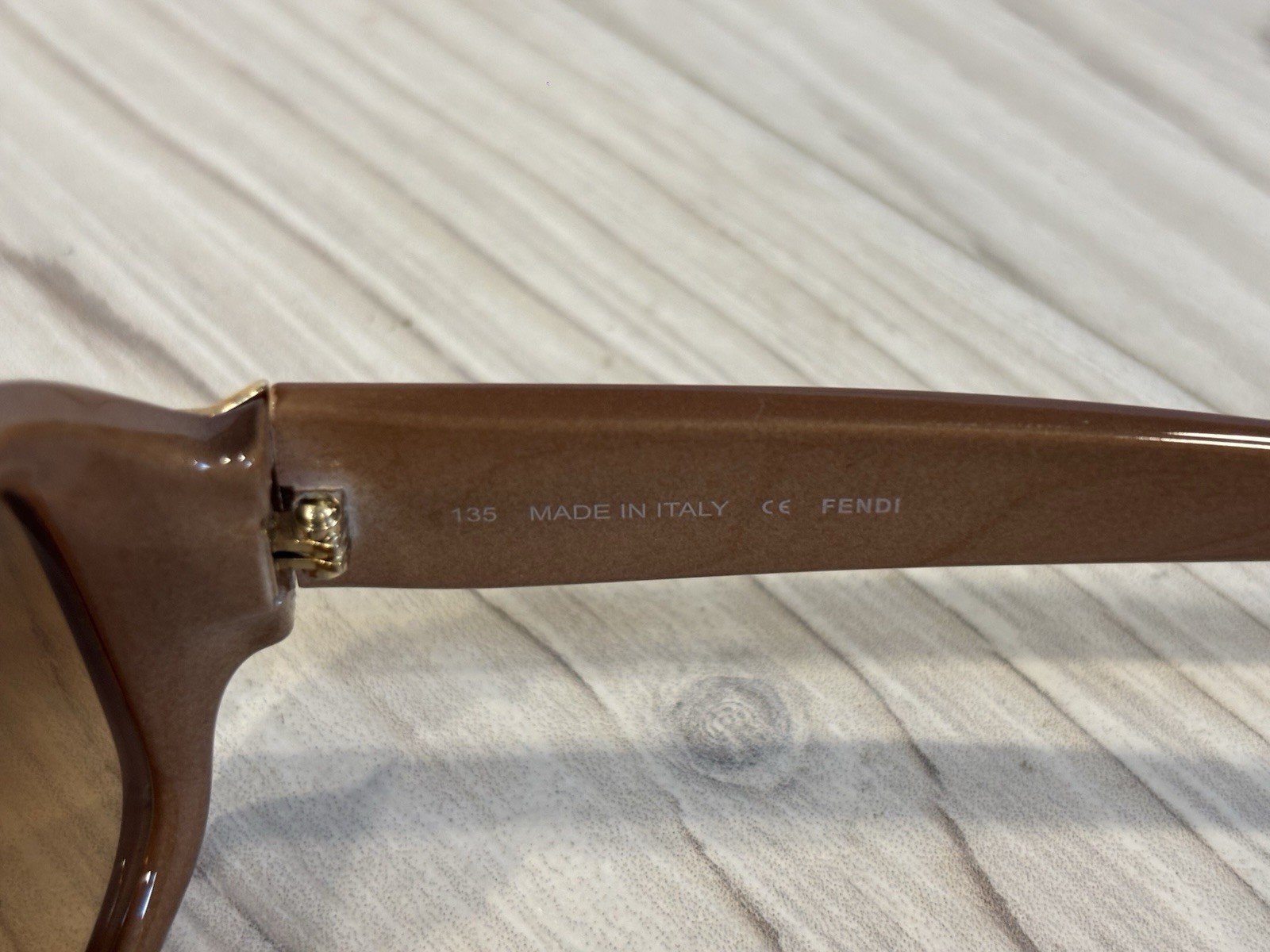 Fendi FS5235 Brown Rectangular Sunglasses Italy M… - image 3