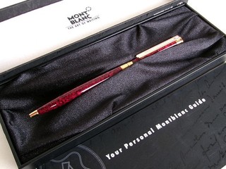 Montblanc Noblesse Ballpoint Pen Red Marble