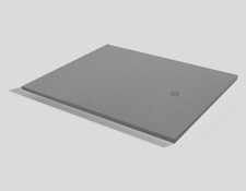 Piatto doccia ACQUABELLA cm 100x120 in resina effetto pietra colore CEMENTO