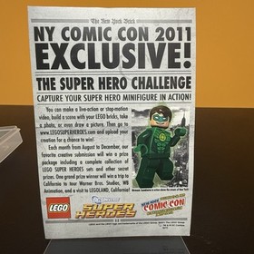 LEGO DC GREEN LANTERN MINI FIGURE 2011 NYCC SDCC VERY RARE!